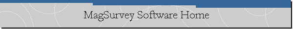 MagSurvey Software Home
